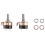 2Pcs 500K Ohm Single Linear Taper Potentiometers with on/off Switch 2
