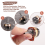 2Pcs 500K Ohm Single Linear Taper Potentiometers with on/off Switch 7