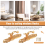 Screw Mount Curtain Tassel Tie Back tieback Wall Hooks 2PCS 6