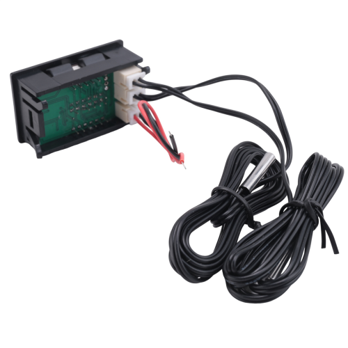 Dual Red LED Digital Display Thermometer Waterproof Temperature Sensor 0.56 Inch 2