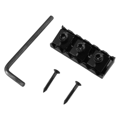 42mm Guitar Metal String Lock Locking Nut for Electric Tremolo Double System, Black 2