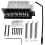 Licensed Guitar Tremolo Bridge System Set for Electric Replacement, Black 4