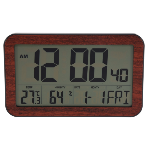 Large Screen Digital Wall Clock Home Electronic Student Alarm Display Desk B 2