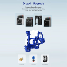 Panda Extruder Precision CNC Machined for P1P P1S X1C X1E Claw Jetpack
