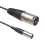 3 Pin Male to XLR Mini Plug Audio Cable Connector Microphone 4