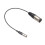 3 Pin Male to XLR Mini Plug Audio Cable Connector Microphone 2