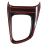 Glossy Black Central Gear Shift Panel Control Decal Interior Modification for 2021 2022 RHD 5