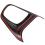 Glossy Black Central Gear Shift Panel Control Decal Interior Modification for 2021 2022 RHD 7