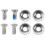 Snowboard Binding Screw Set Include 4 Pieces Mounting Screws and Snowboarding Washers 8
