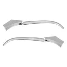 4Pcs ABS Chrome Side Rearview Mirror Strip Cover Trims Sticker for 2021 2022 RHD