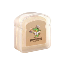 Reusable Sandwich Container Sealed Food Transparent Bread Box Portable Toast B