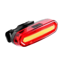 USB Rechargeable Bike Tail Light LED Warning Bicycle Rear IPX6 Waterproof for Helmet