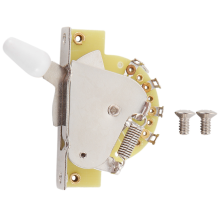5 Way Lever Switch Selector Five-Speed Tone Guitar Accessories for SQ Electric Parts Replacement White