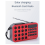 FM Radio Solar Charging Wireless Support USB TF Card Play Bluetooth Receiver Black 6