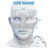 Nose Guard for Broken Nose, Adjustable Face Sports Training Mask Protector with Padding 5