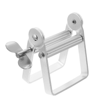 Toothpaste Squeezer, Metal Tube Roller, Rotating Dispenser, Stainless Steel Squeezer A