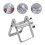 Toothpaste Squeezer, Metal Tube Roller, Rotating Dispenser, Stainless Steel Squeezer A 8