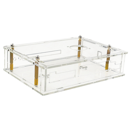 For R4 Acrylic Shell Development Board Open Source Router Protective Can Be Installed with A Radiator