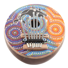 7 Key Tuneable Coconut Shell Mbira Portable Kalimba Adjustable Finger Thumb Piano Musical Instrument