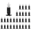 Black plastic white, mounting for CPU cooler, 30 pcs 4