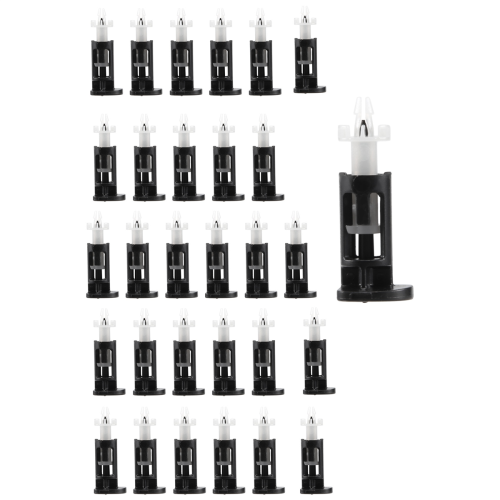 Black plastic white, mounting for CPU cooler, 30 pcs 2