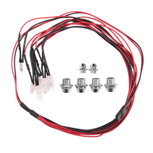 6 LED Light Kit 2 White Red Blue for 1/10 1/8 SCX10 D90 RC Car 2