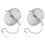 2PCS Practical tea ball, Tea Spices Infuser Filter 2
