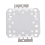 Square Shape White DC Light Lamp COB SMD LED Module Chip 30-36V 20W 3