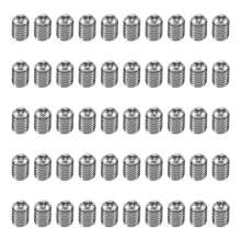M3x4mm Stainless Steel Hex Socket Set Cap Point Grub Screws 50pcs