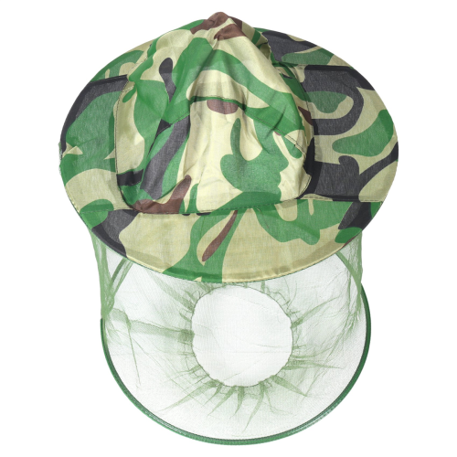 Camouflage Patten Beekeeper Hat Beekeeping Face Mask 2