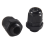 30 Pcs PG7 Waterproof Connector Gland Black for 4-7mm Diameter Cable 1
