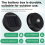 2 Pack Solar Lights Replacement Top Panel Lantern Lid , Light Garden Patio Decor 7