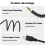 Camera USB Data Cable Cord Lead for D7000 D700 D300S D3100 -E4 6
