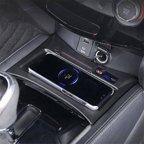 Car Phone Wireless Charger for Rogue 2014-2020 2016-2017, 15W Fast Charging Panel Adapter 2
