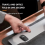 2Pcs Portable Laptop Stand Computer Riser Lift Self-Adhesive Foldable Notebook Adjustable Height Black 5