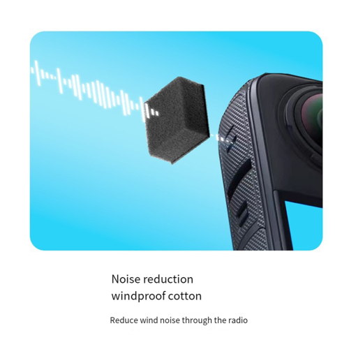 For X4 Windproof Action Camera X3/X2 Noise Reduction Cover 2