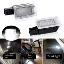 1Pair LED Courtesy Luggage Trunk Boot Light Footwell Welcome Door Lamp for V40 V40CC S60 S80 XC40 1286317