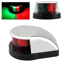 Red Green LED Boat Navigation Light 12V Waterproof Sailing Signal Lamp Marine Yacht Warning Lights Accessories