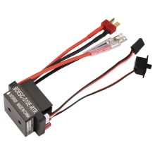RC Hobby 60A ESC Brushed Motor Speed Controller with 2A BEC High Voltage 6-12V Brush for Ship & Car ESC,B