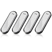 Car Door Light, Led Light Sign Projector, 7 Color Welcome Warning Threshold Light(4PCS)