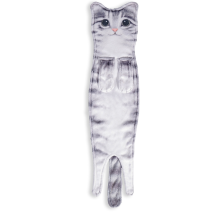 Funny Cat Hand Towels, Kitchen and Bathroom Quick-Drying Soft Absorbent Microfiber Towels Gray