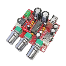 XR1075 Preamp Tone Board with Treble and Bass Adjustment Audio Equalizer Pre Amplifier for Enhanced Sound Control