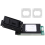 For T76 Programmer Adapter Burning Socket EMMC BGA153/BGA169 V2.0 Dual-Head Probe Holder 3