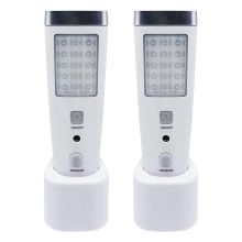 4 in 1 Motion Sensor Wall Light, Power Off LED Night Light Flashlight, Rechargeable Emergency Flashlight EU Plug