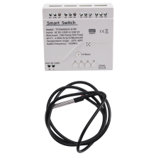 Tuya WiFi Smart Switch Temperature Sensor Monitor AC 85-250V Wireless for Home