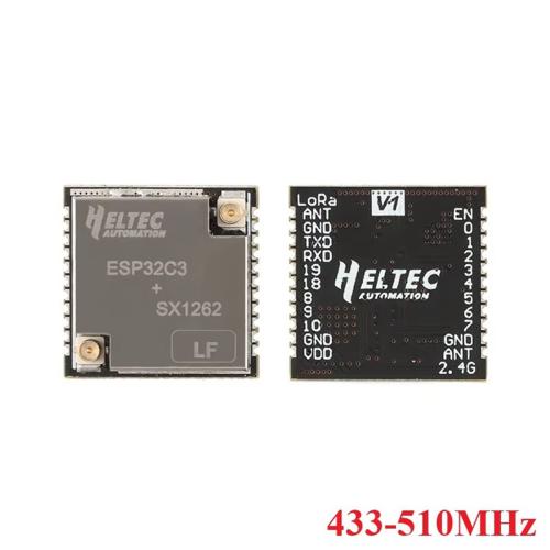 HT-CT62 ESP32C3 SX1262 LoRa Node Module Bluetooth LoRaWAN WiFi Wireless 433-510MHz 2
