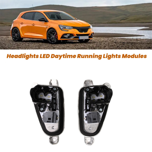 1Pair Front Headlights LED Modules 19623501 19623502 for Captur 2013-2019 Daytime Running Lights Source 2