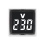 Digital Voltmeter Square AC220V Voltage Tester with LED Display and Indicator Light EU Plug White 3