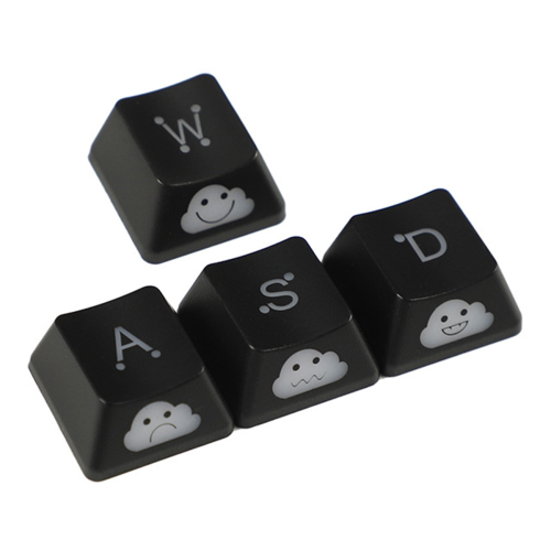 Keycap Set WASD Broadside Lighting Key Cap for Mechanical Keyboard Compatible with MX Switch 1