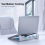 Aluminum Laptop Cooling Stand Vertical Desk Notebook Computer Support Accessories 4